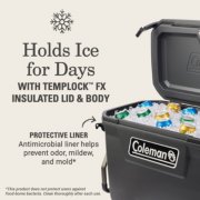 cooler holds ice for days with insulted lid and body image number 3