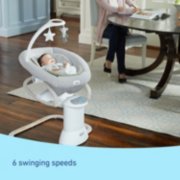 baby swing with six swinging speeds image number 4