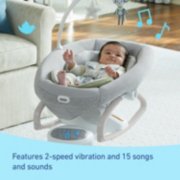 baby swing features 2 speed vibration and 15 songs and sounds image number 5