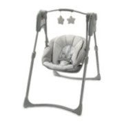 compact baby swing image number 1