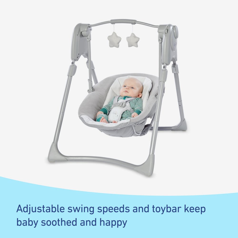 Low profile hot sale baby swing