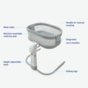 dream more bedside bassinet D L X features walk around image number 6