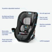 contender slim car seat  features image number 5