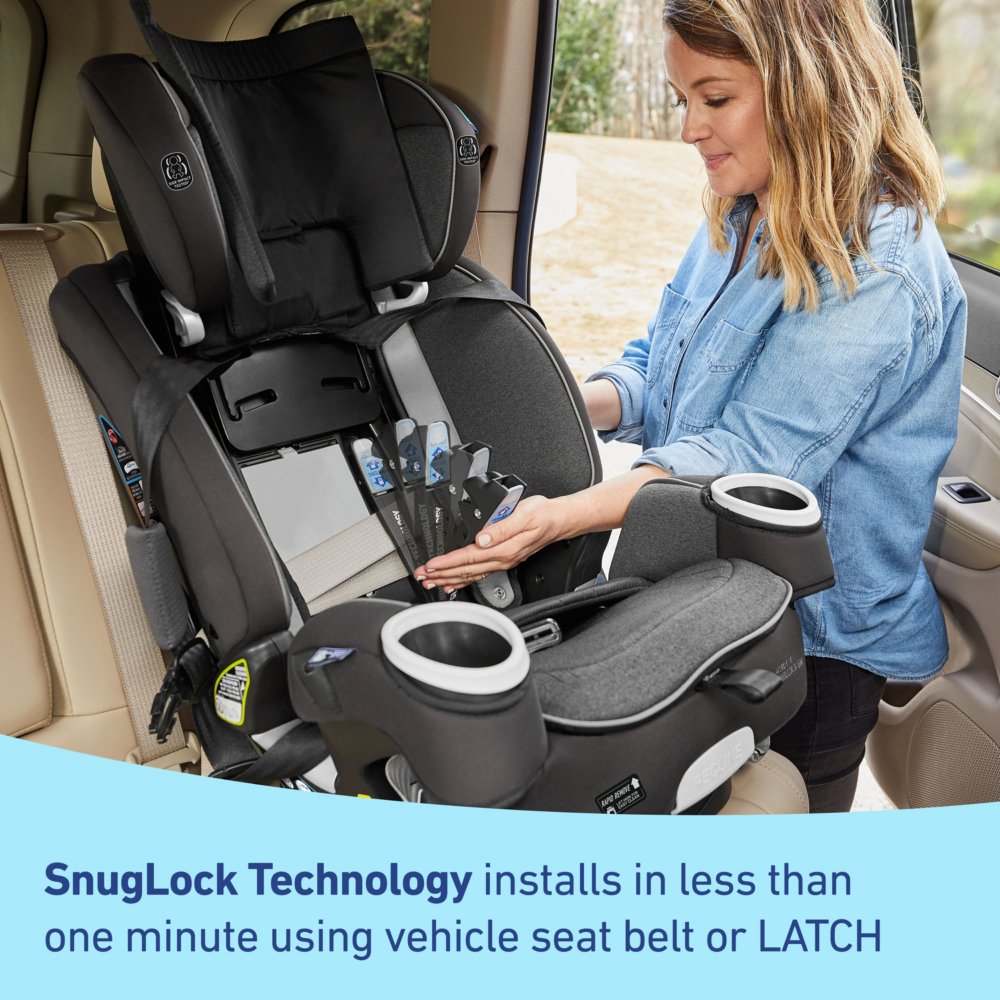 Installing the graco outlet 4ever car seat