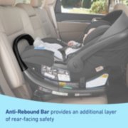 anti-rebound bar provides an additional layer of rear-facing safety car seat image number 3