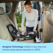 Snuglock technology installs in less than one minute using vehicle seat belt or latch car seat image number 4