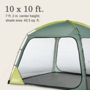 Coleman 10 by 10 sun shade with 7 ft 2 in center height image number 5