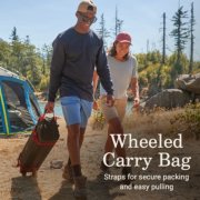 Wheeled carry bag, straps for secure packing and easy pulling image number 7