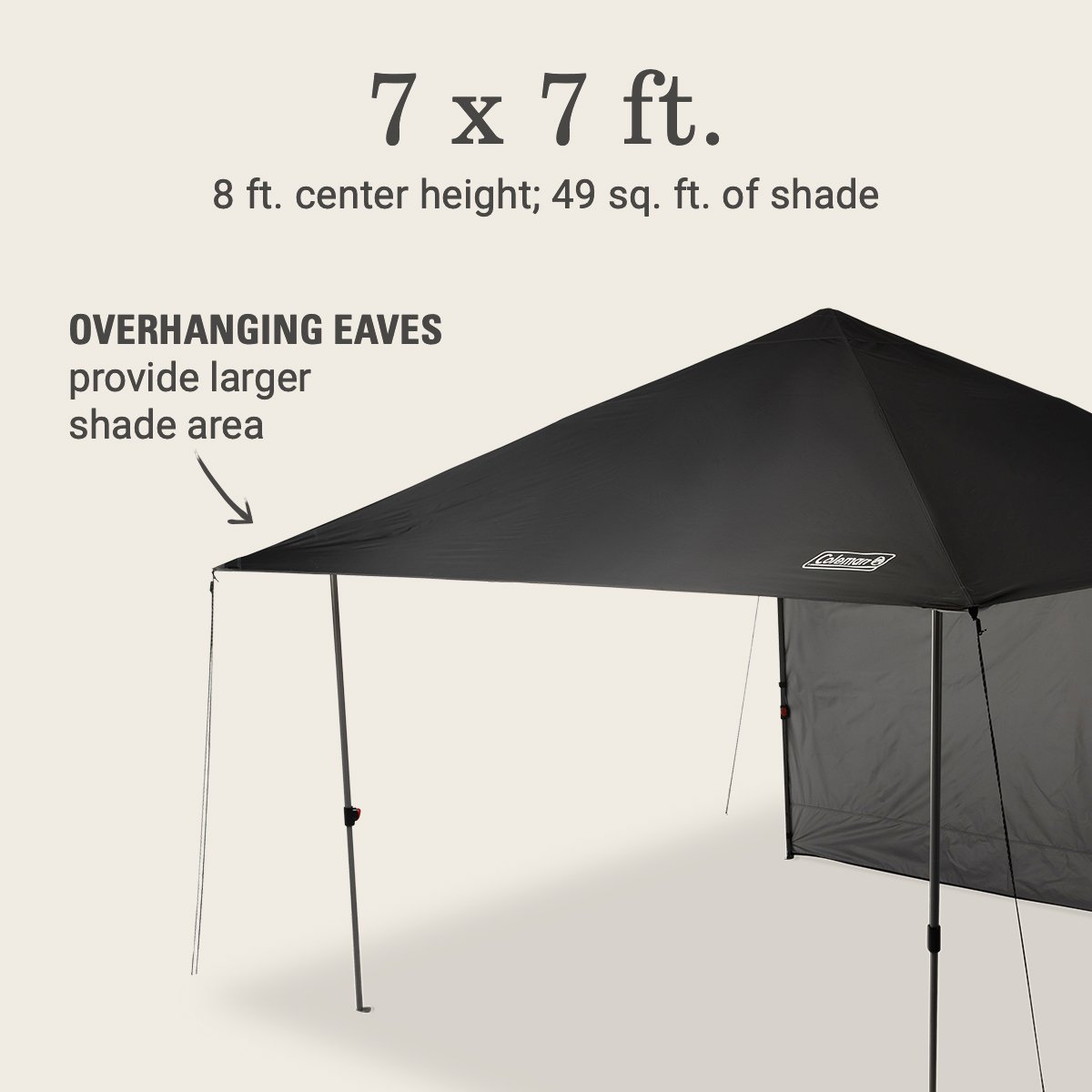 7x7 pop outlet up canopy