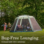 Bug free lounging with 15 by 13 Coleman screen house shelter image number 3