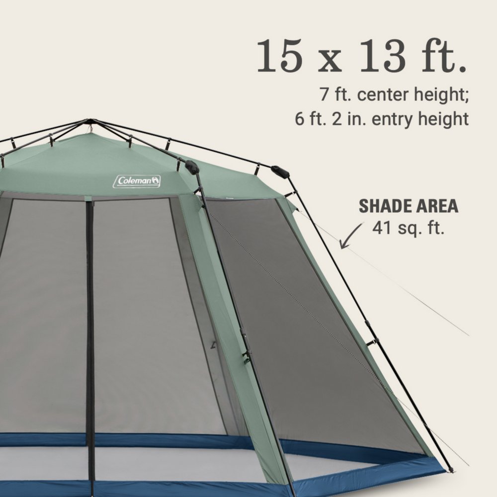 Coleman instant hotsell screened canopy