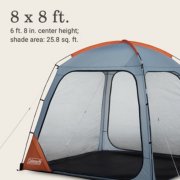 8 by 8 Coleman screen dome shelter with 6 foot 8 inch center height image number 6