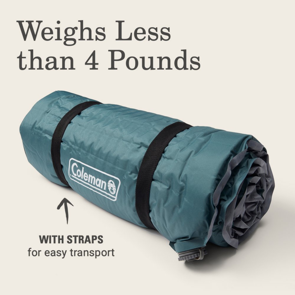 Coleman self shop inflating air mattress