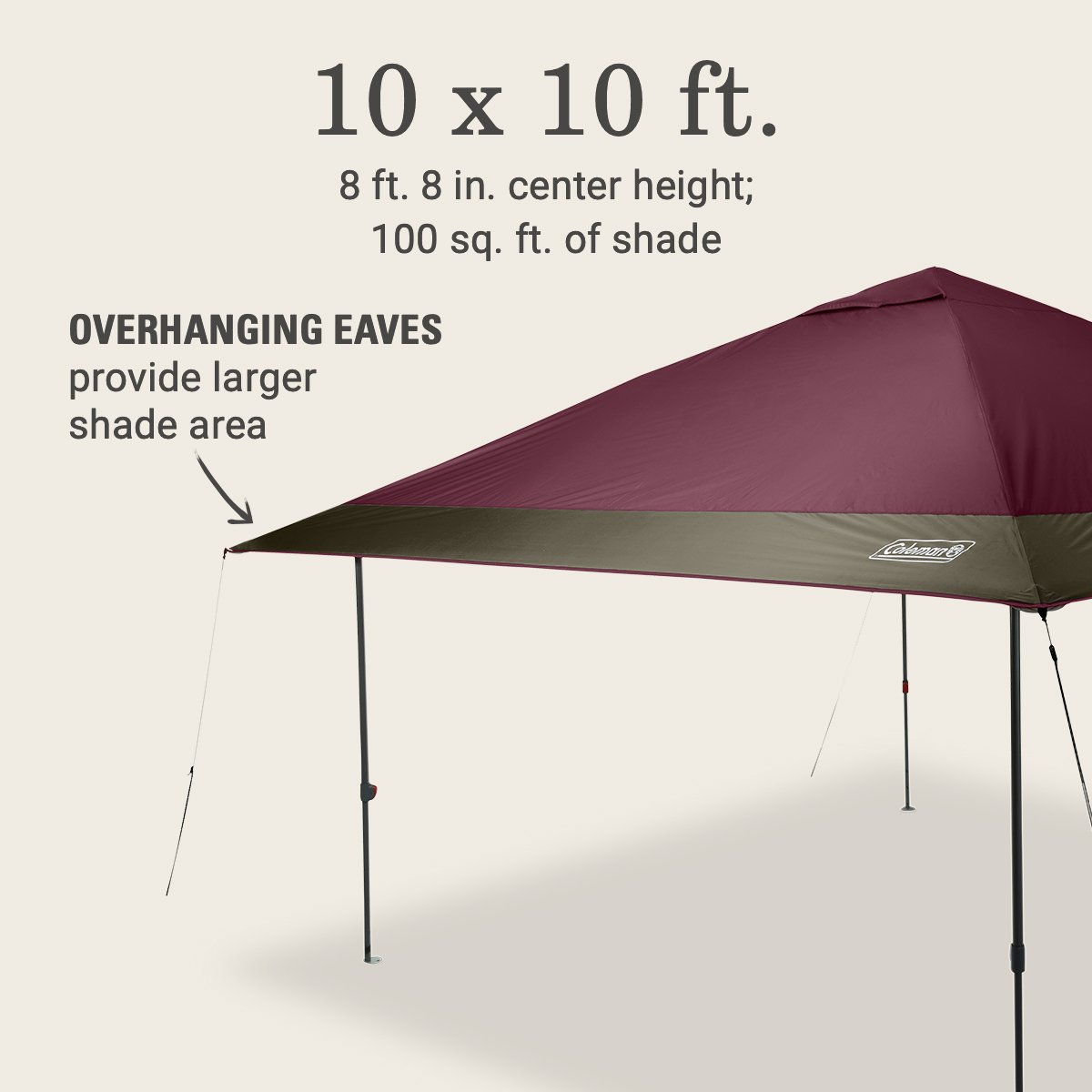 Coleman 10 x outlet 10 screened canopy