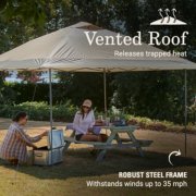 Vented roof releases trapped heat, robust steel frame withstand winds up to 35 mph image number 4