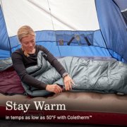 Coleman sleeping bag keeps campers warm in temps as low as 50 degrees image number 1