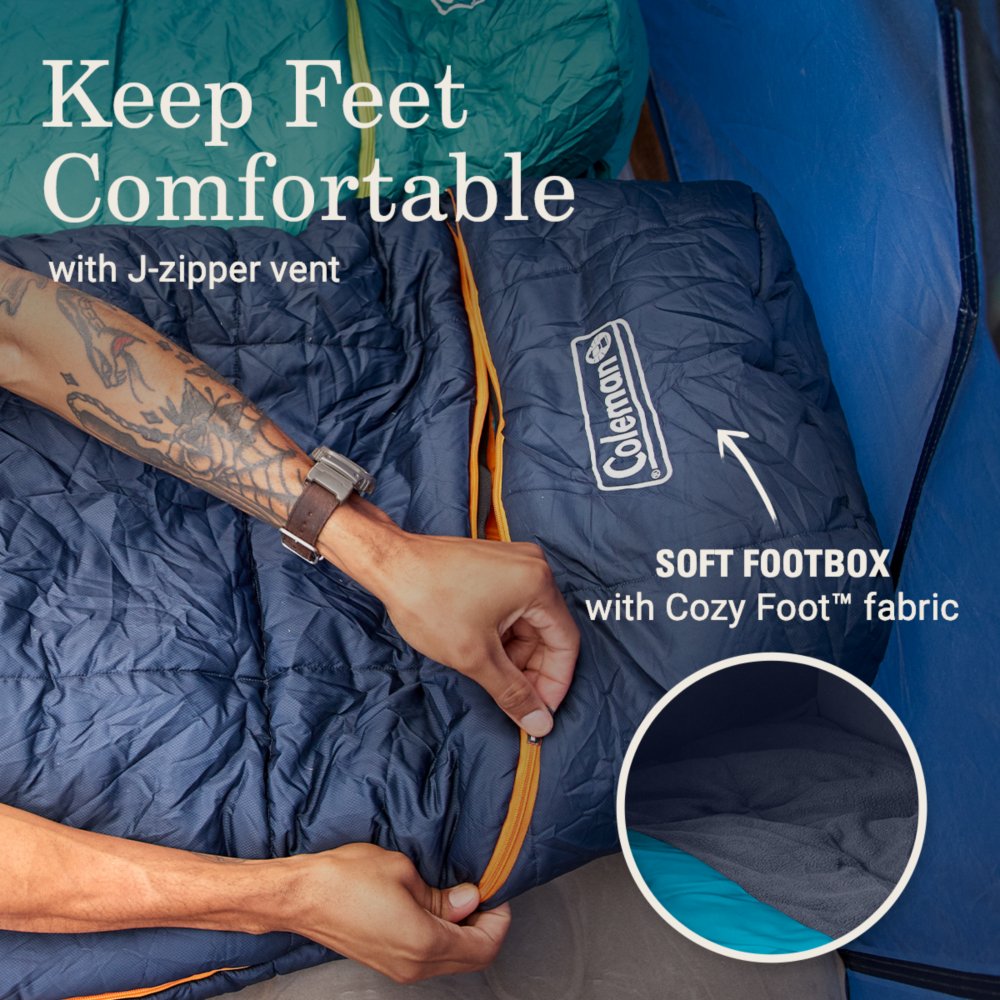 Coleman cozy shop foot sleeping bag