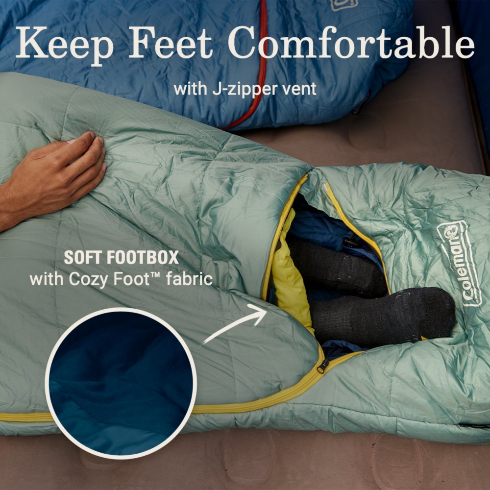 Coleman cozy clearance foot sleeping bag