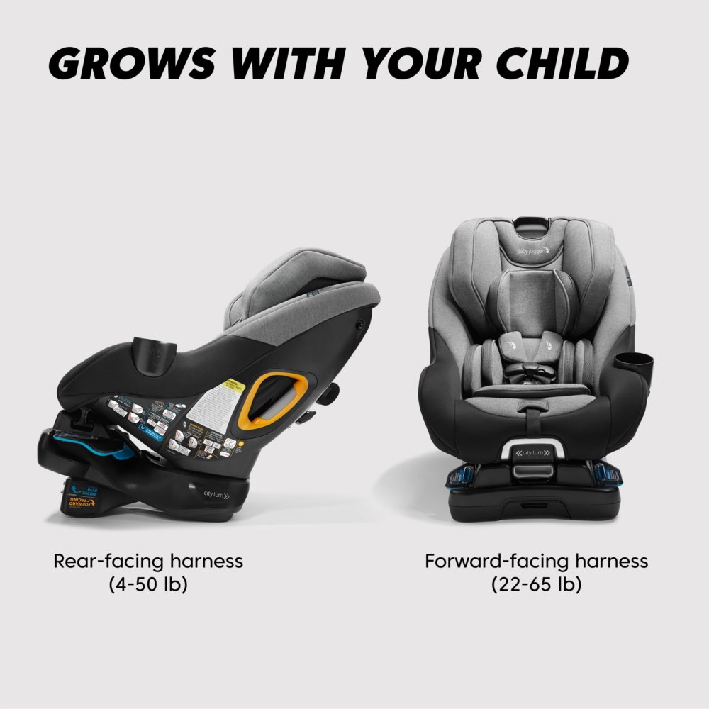 When to turn outlet forward facing car seat