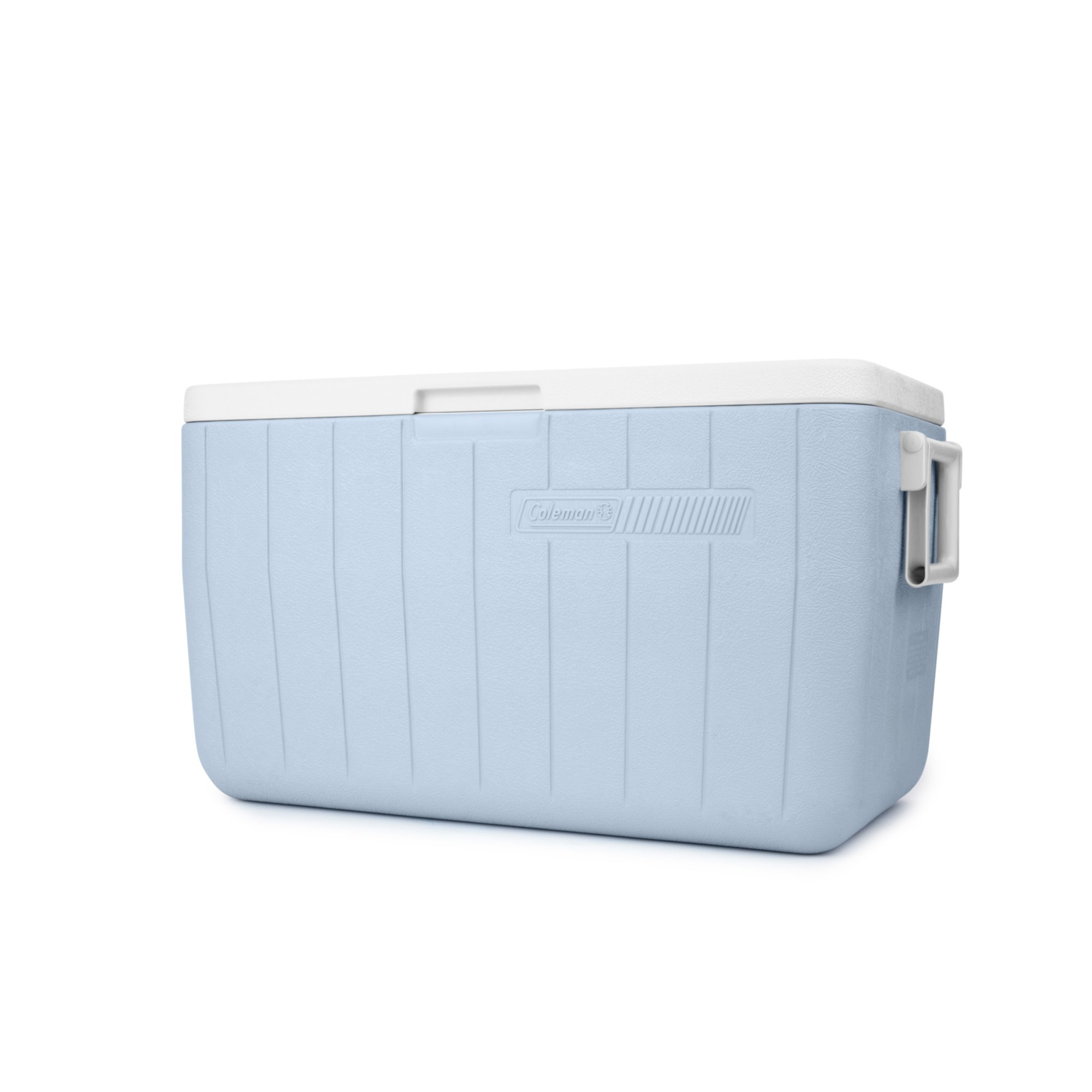 Coleman Chiller 48-Quart Hard Cooler, Holds 2-L Bottles Upright, Blue,  45.4-L