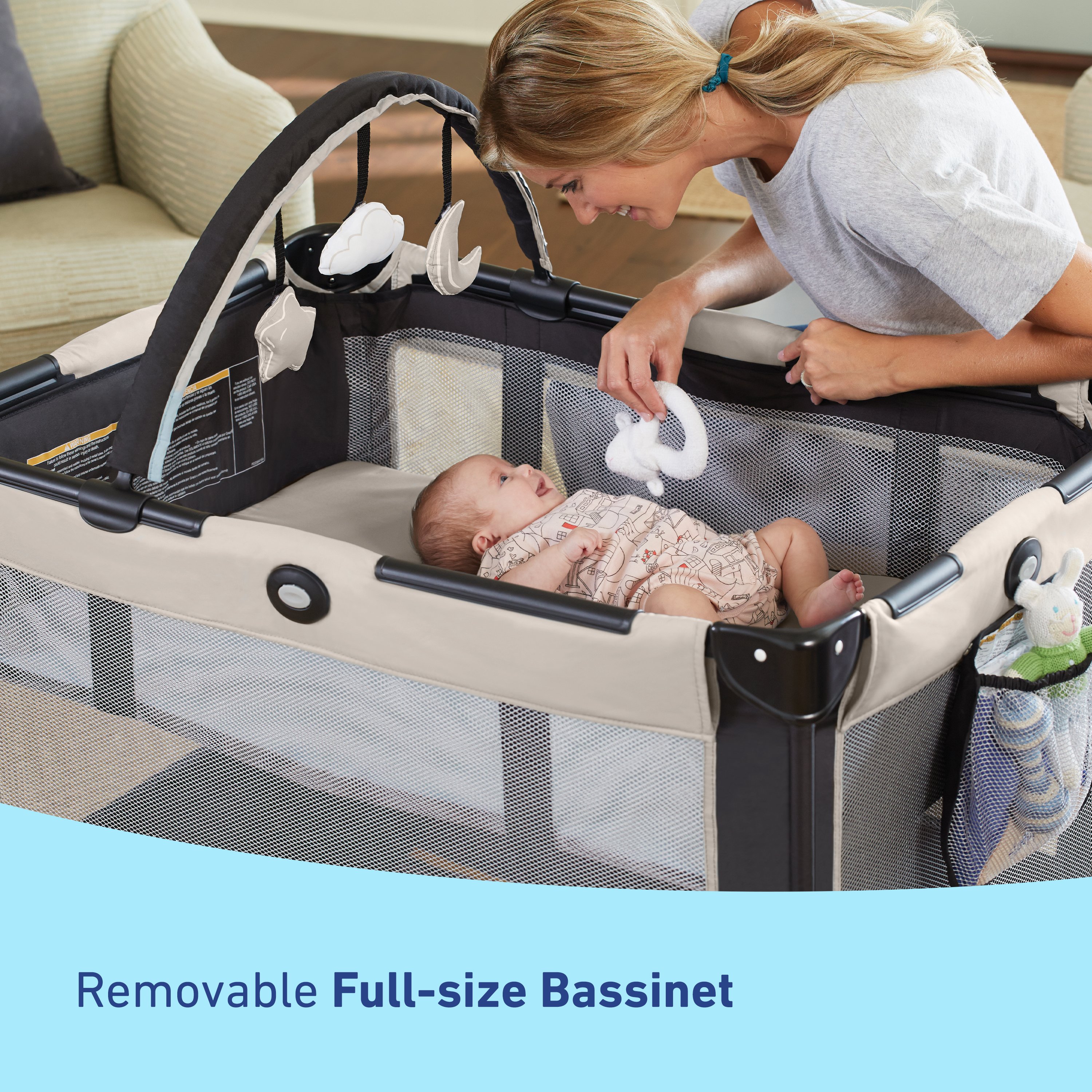 Pack and store go bassinet