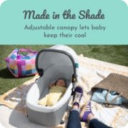 made in the shade adjustable canopy lets baby keep their cool image number 3