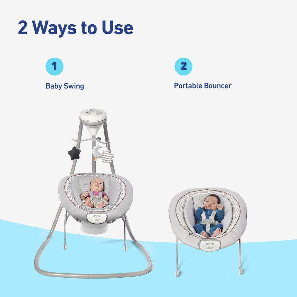 Graco 2 in 1 swing and store bouncer manual