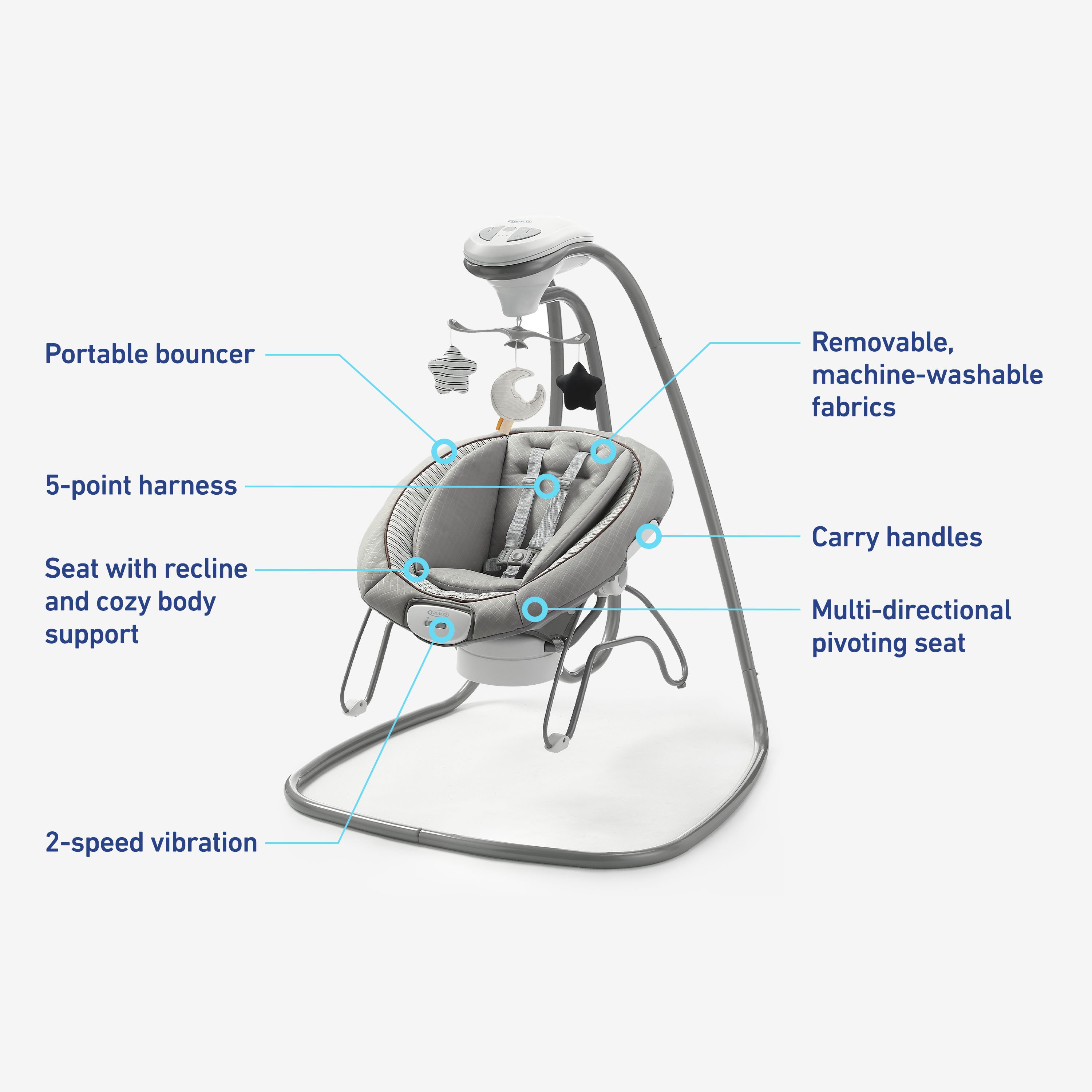 3-in-1 Close to Me Bouncer by Tiny Love - Easy Assembly Video 