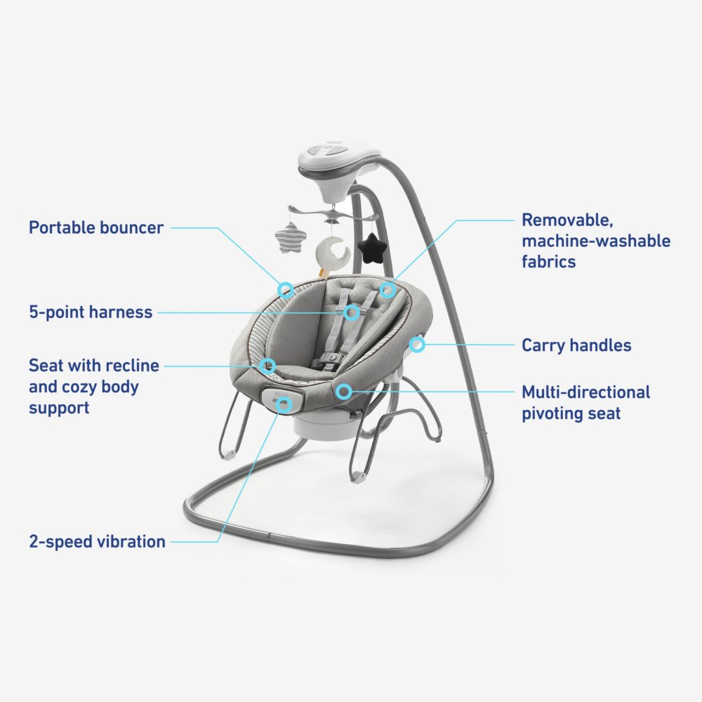 Graco two in cheap one swing and bouncer