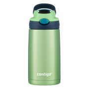 kids water bottle with spout and handle front view image number 1