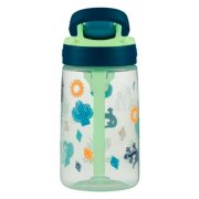 kids water bottle with spout and handle back view image number 5