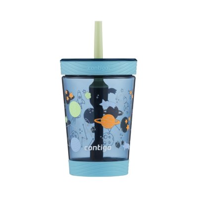 Kids Spill-Proof Tumbler with Straw, 14 oz