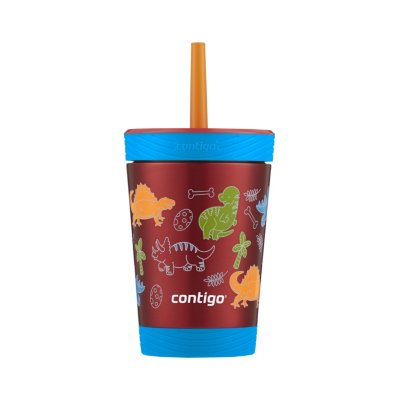 Kids Spill-Proof Stainless Steel Tumbler with Straw and THERMALOCK®, 12 oz