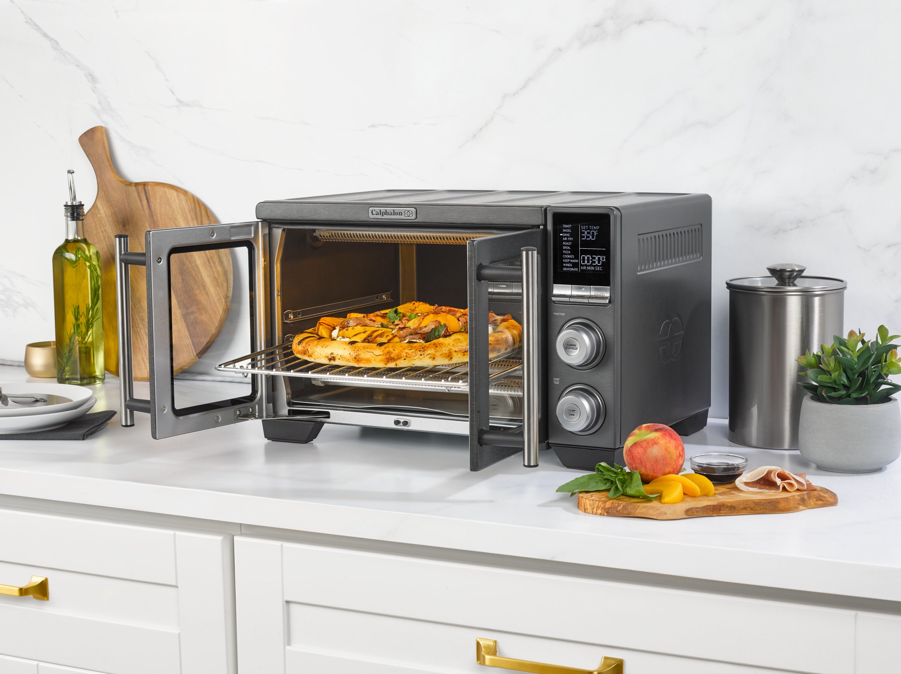 Performance Air Fry Convection Oven, Countertop Toaster Oven, Dark  Stainless Steel