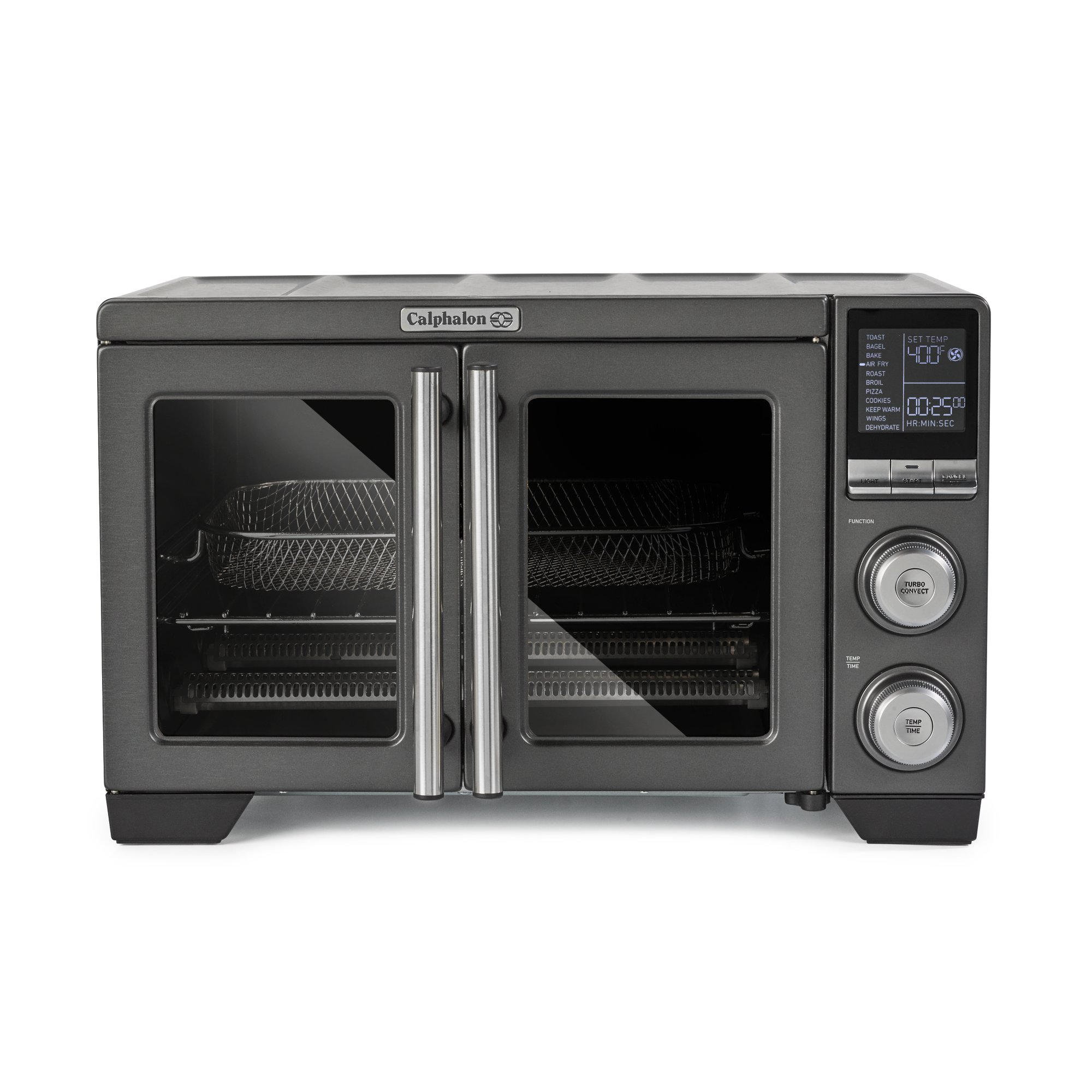 Calphalon Performance Air Fry Convection Oven, Countertop Toaster Oven, Dark Stainless Steel