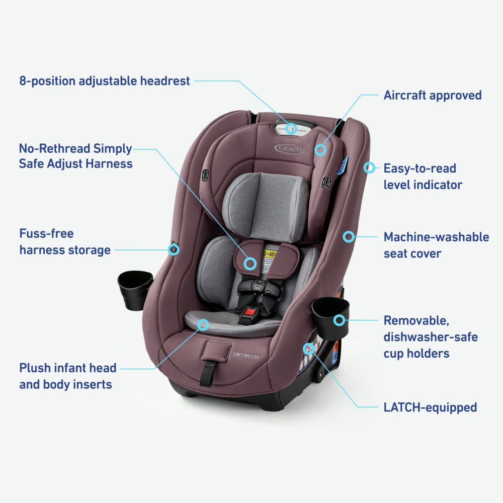 Adjusting graco 2024 car seat