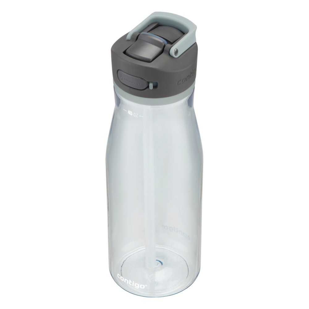 Contigo Ashland 32 oz Smoke and Brown Plastic Water Bottle with