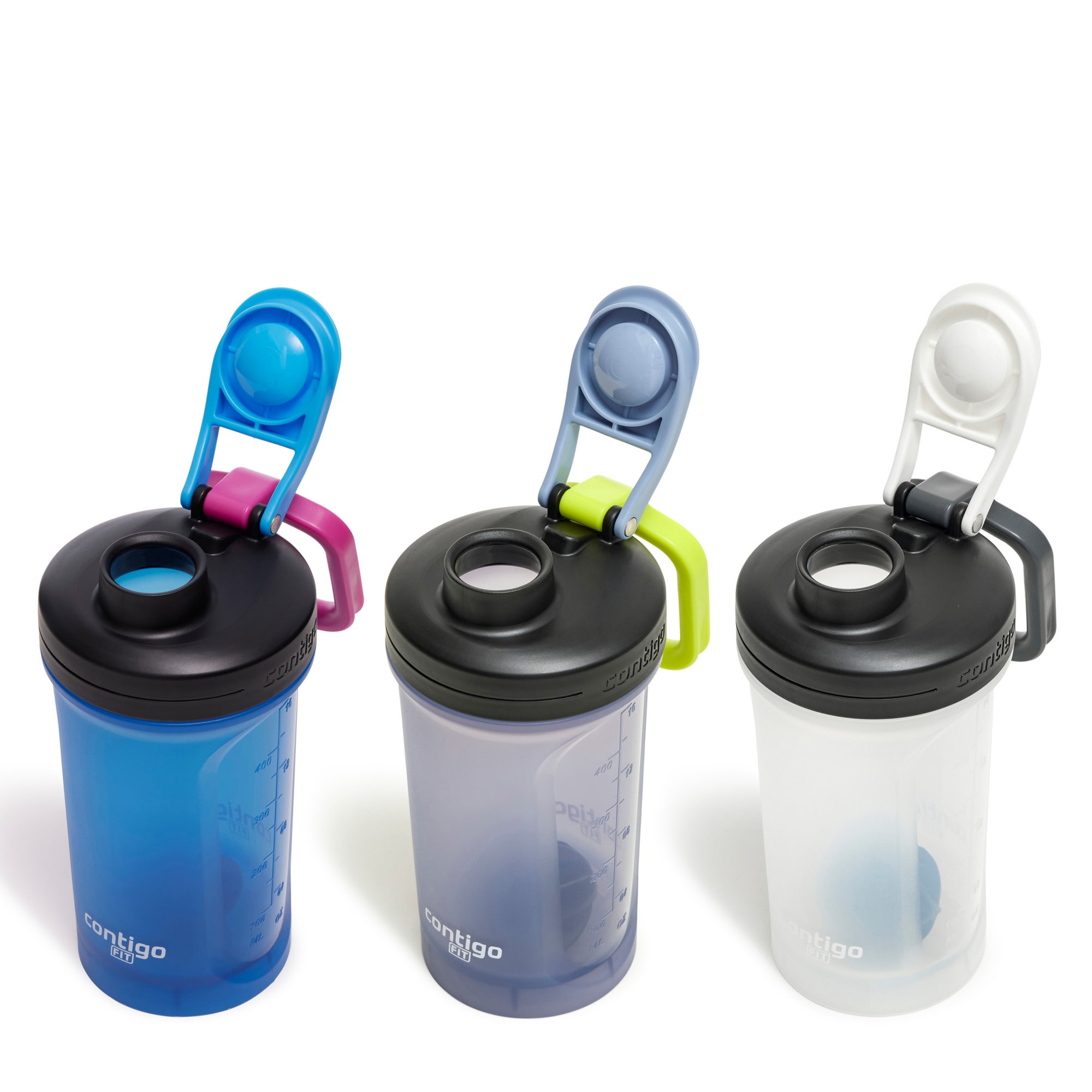  Contigo Shake & Go Fit Shaker Bottle, 28 oz., Carolina Blue,  Snap Lid : Health & Household