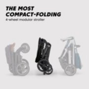the most compact-folding 4-wheel modular stroller image number 3