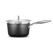 Hard anodized nonstick pot with lid image number 1
