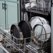 Pans and lids in dishwasher image number 6