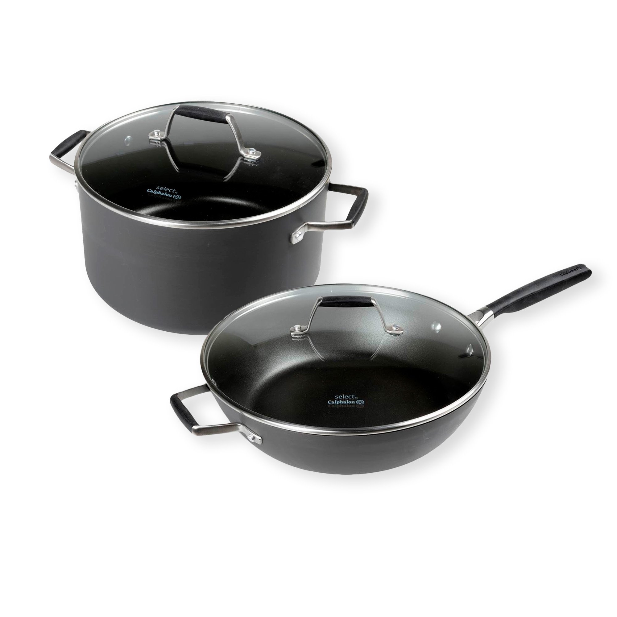 Select By Calphalon Hard Anodized Nonstick 7 Quart Dutch Oven With   2172337 1