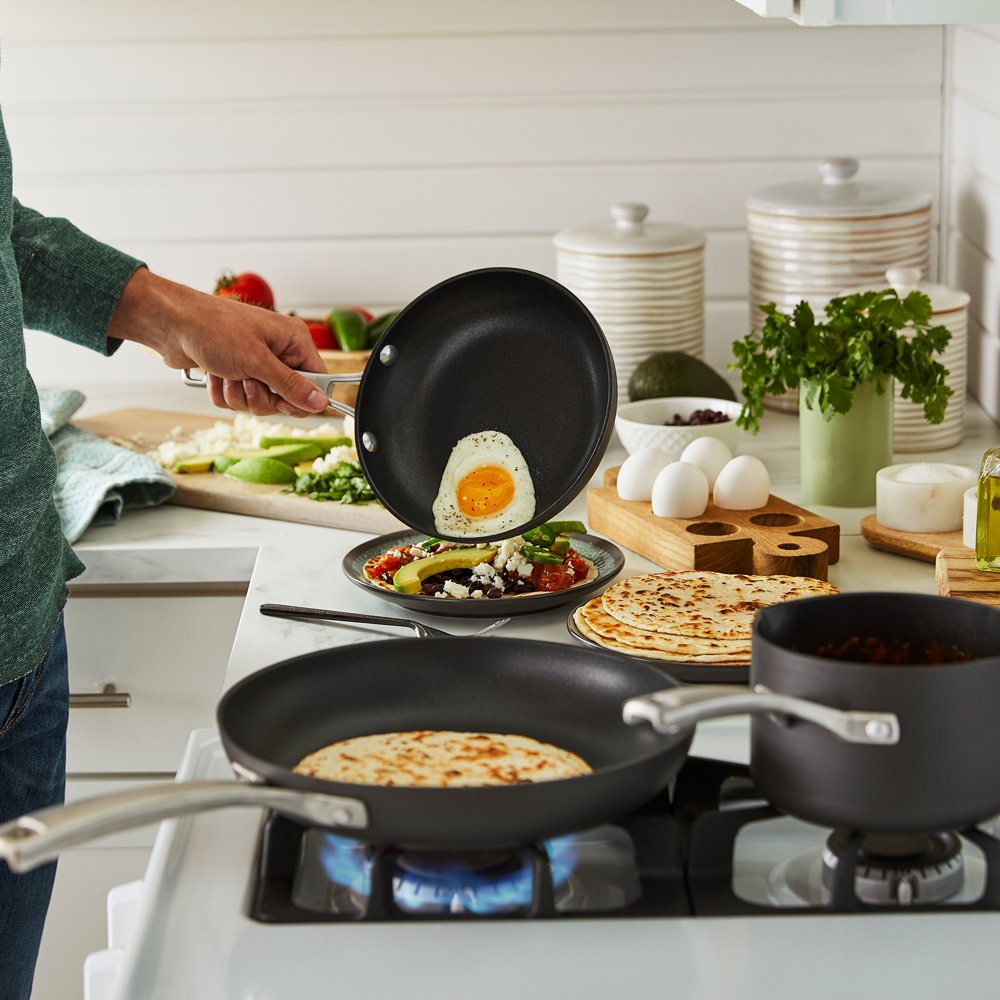 Calphalon Select Hard-Anodized Nonstick Round Grill - Shop Frying Pans &  Griddles at H-E-B