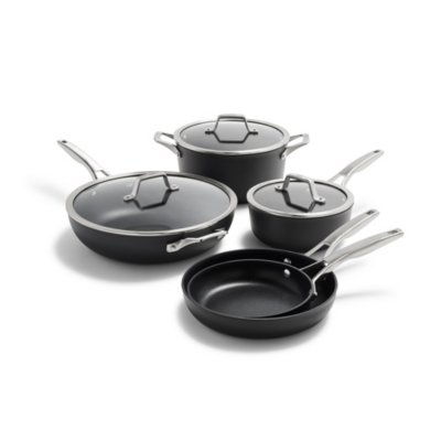 Calphalon Premier Hard-Anodized Nonstick Cookware, 8-Piece Pots and Pans Set