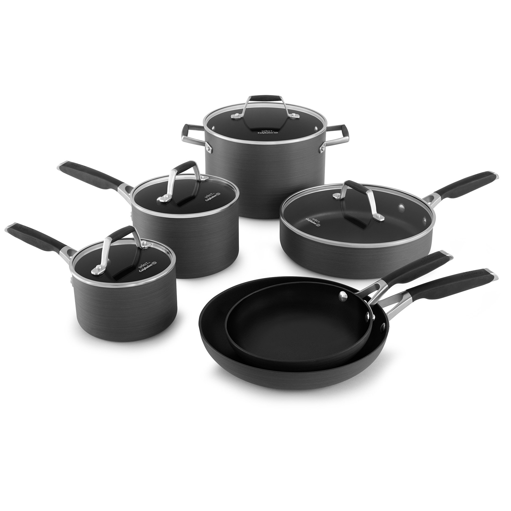 Select By Calphalon® Hard Anodized Nonstick 10 Piece Cookware Set