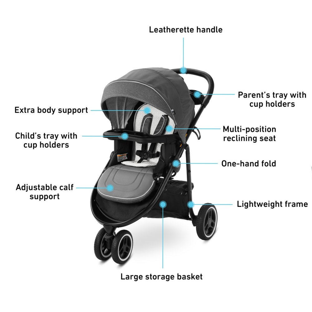 Baby Girl Walk Out Combo Stroller With Car Seat Playard Diaper Bag Newborn  Set