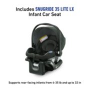 travel system includes snugride 35 lite L X infant car seat image number 3