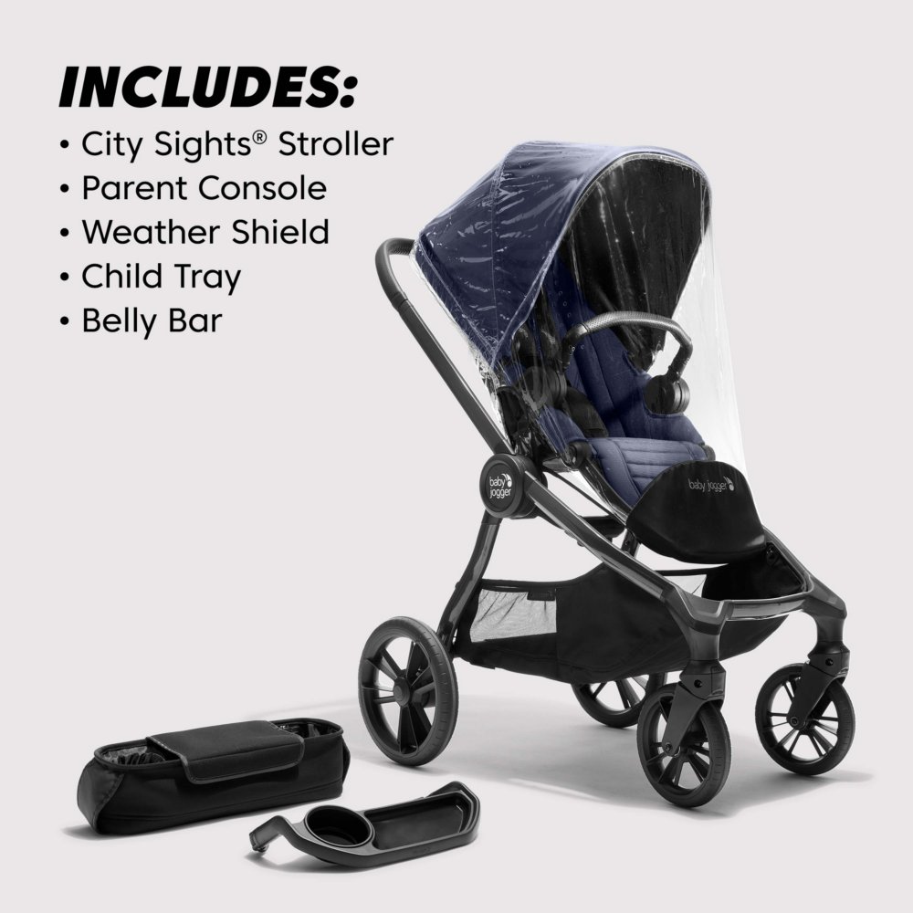 Baby Jogger City Sights Stroller, Commuter Bundle