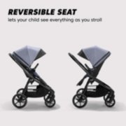 Reversible seat on stroller lets your child see everything as you stroll image number 5