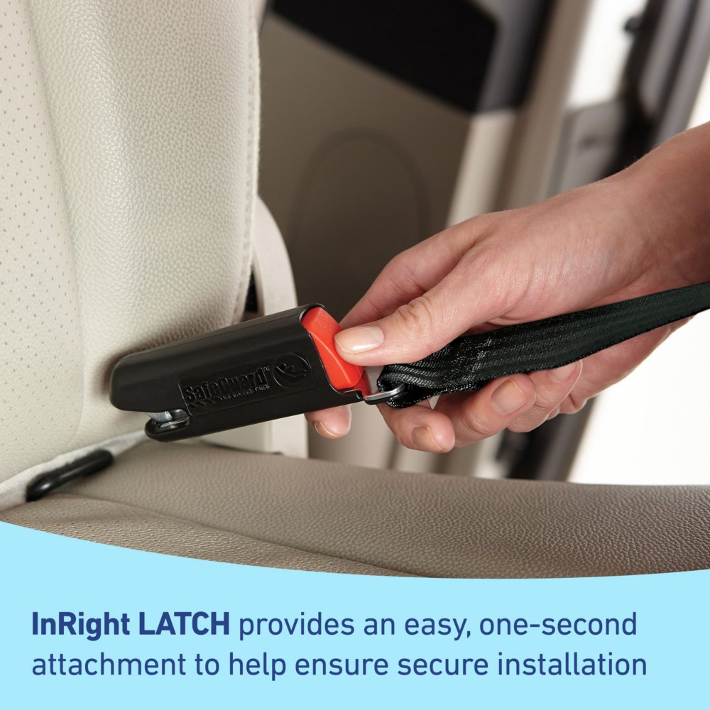 Latch system car clearance seats